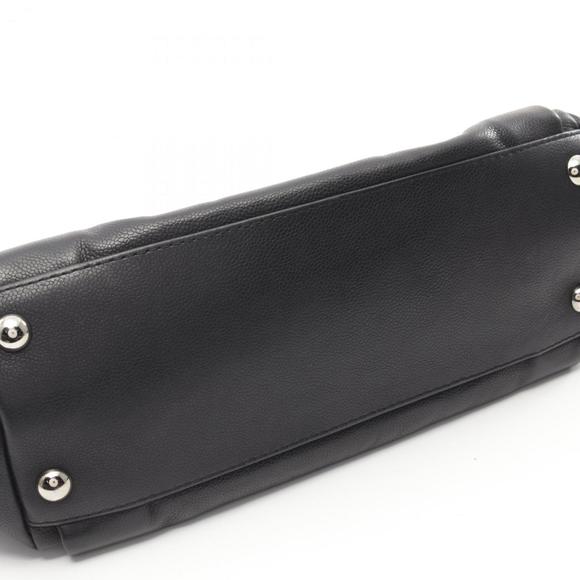 CHANEL Coco Mark Tote Bag in Black Leather ⭐ - Picture 8 of 10